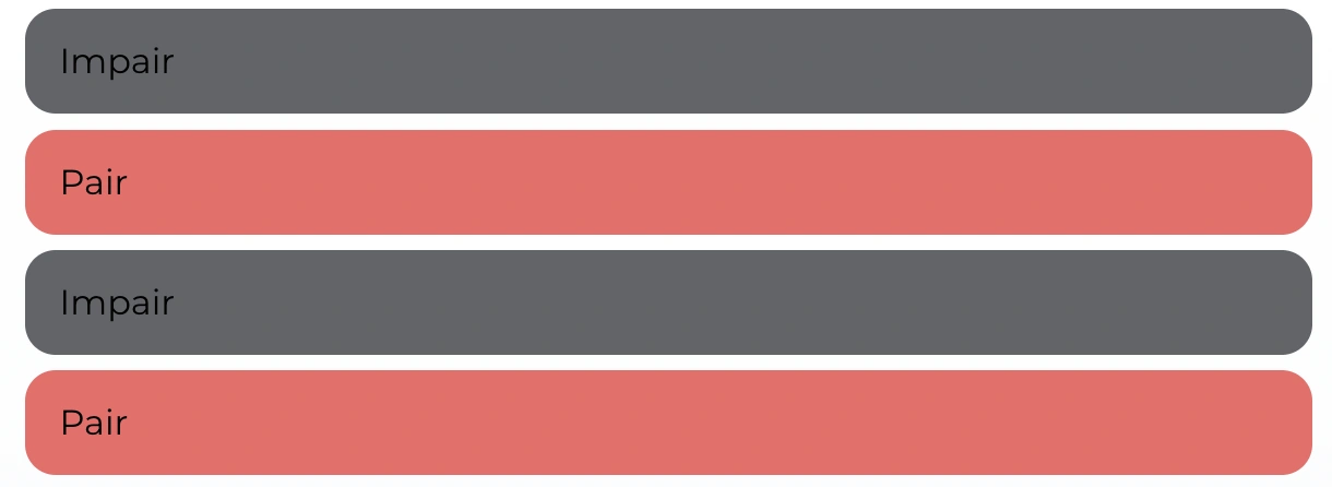 Pair / impair en Angular : colorer une ligne sur deux