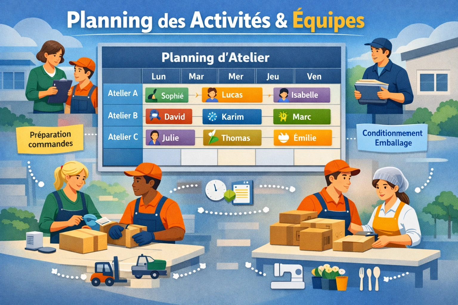 Interface accessible et inclusive pour application web métier
