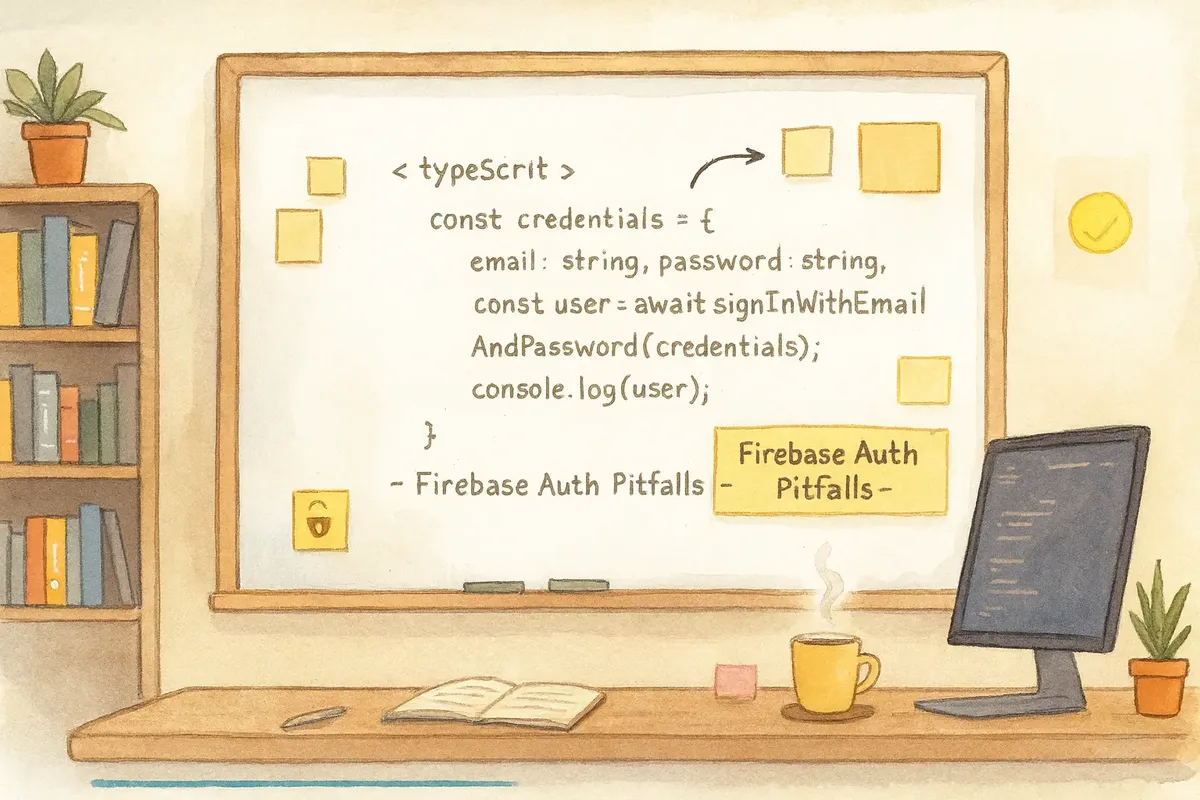 Firebase Auth : 4 pieges courants (et les parades)