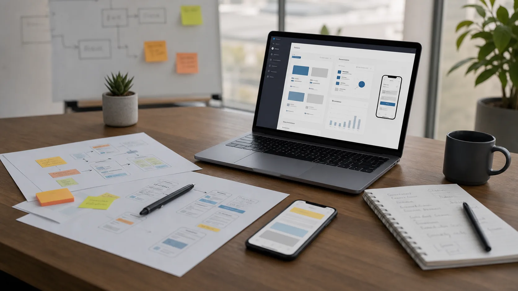 Cadrage professionnel d’un POC avec prototype d’application, parcours utilisateur et tableau de bord