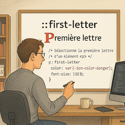CSS ::first-letter : styliser la premiere lettre