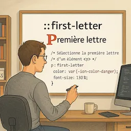 Illustration CSS first letter
