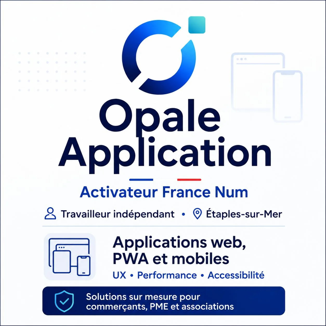 Fiche Opale Application référencée comme Activateur France Num