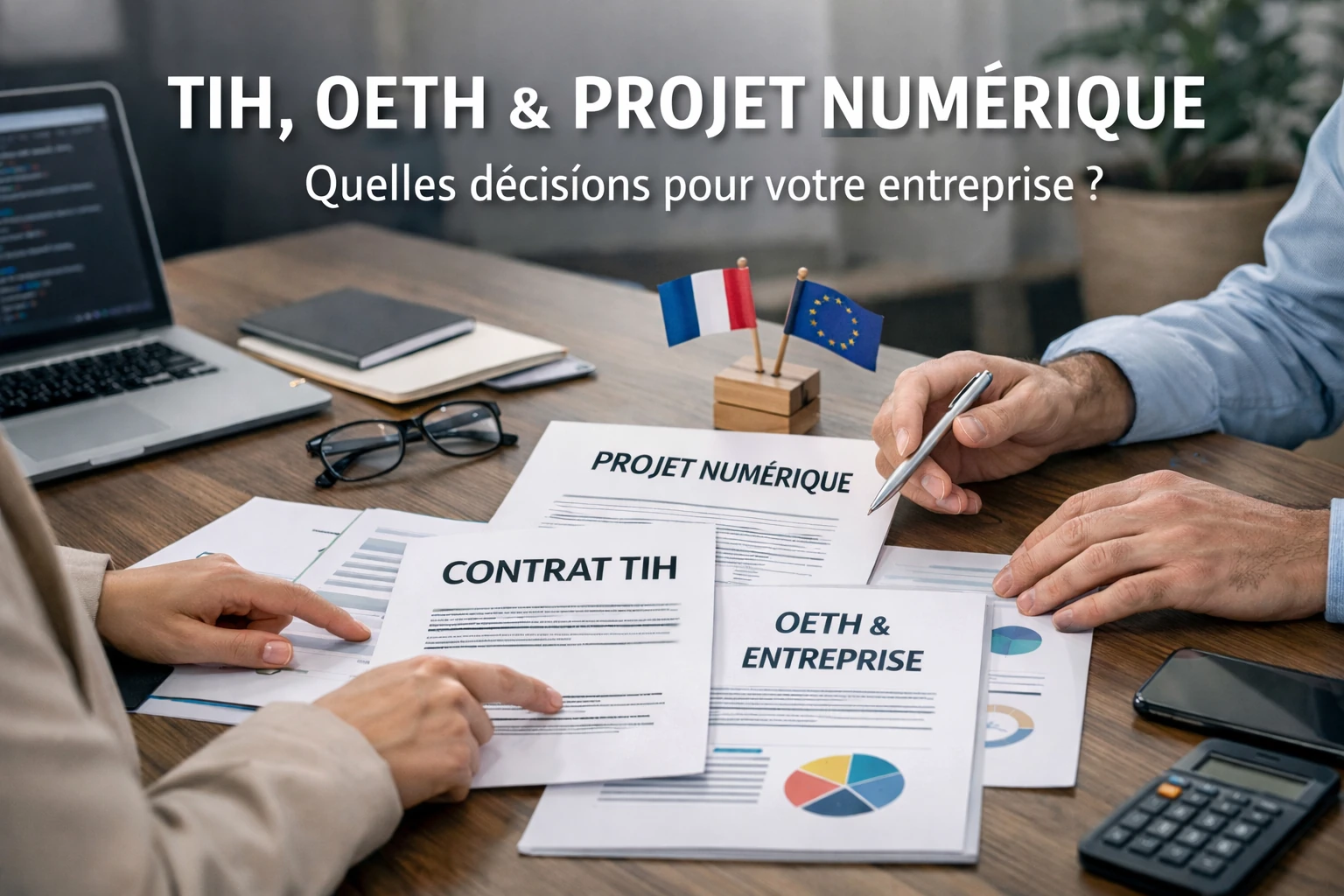 Illustration éditoriale du sujet TIH, OETH, DOETH et projet numérique